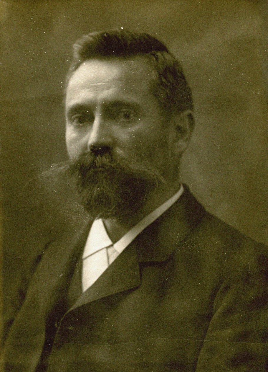 ヨハネス・ホフマン1867-1930の肖像。 作： 不明
