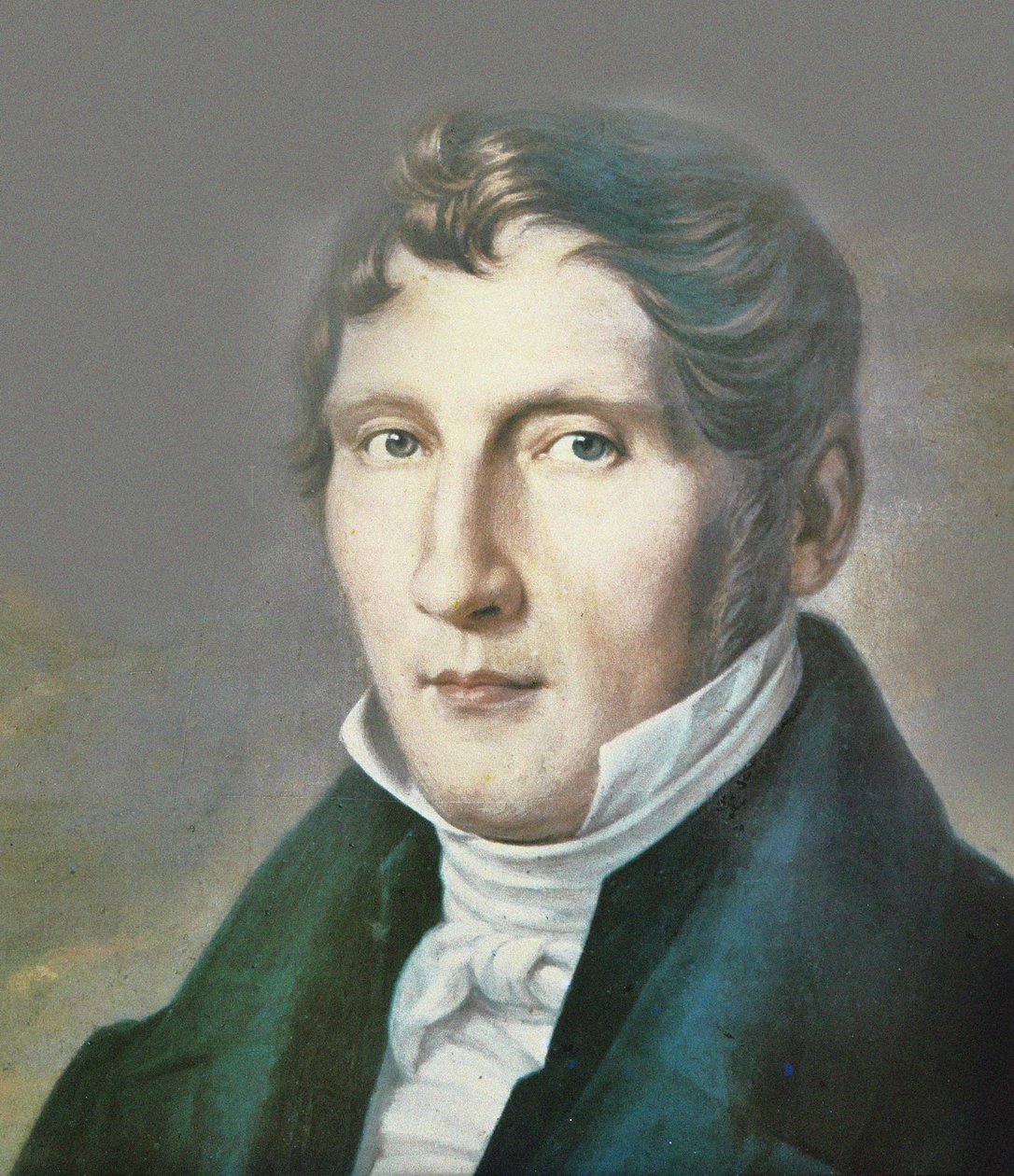 Louis Spohr 1784-1859の肖像。 作： 不明