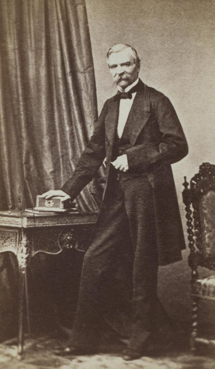 ミハイル・ナリシキンの肖像1798-1863、1860年代 作： 不明