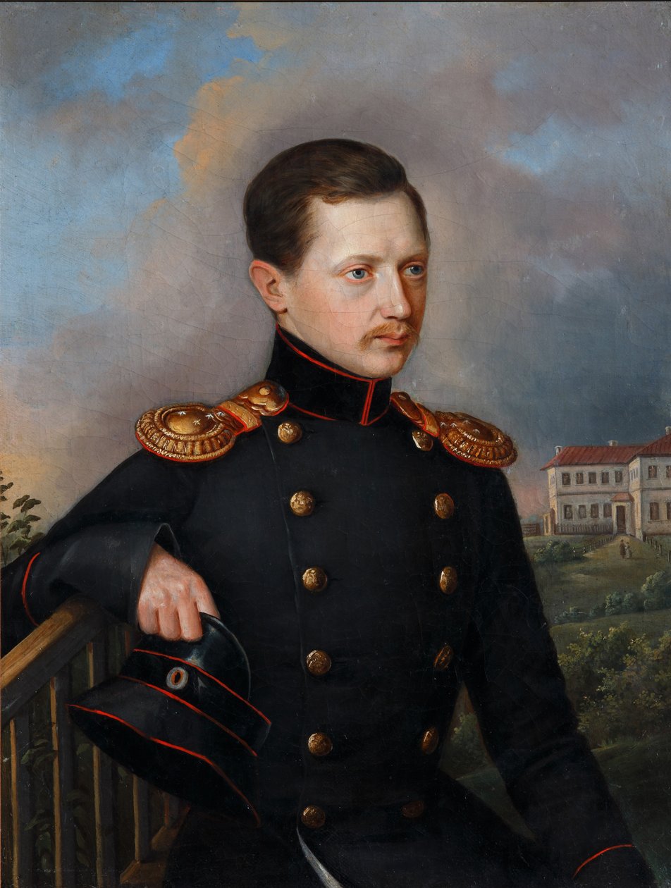 Nikolai Semyonovich Korsakov 1819-1889の肖像、ca。 1849 作： 不明