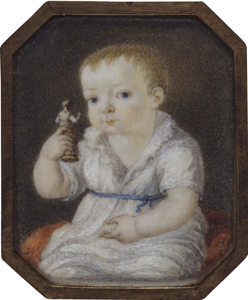 子供の頃のセルゲイ・イワノビッチ・ヴォルコフの肖像、1808年頃 作： 不明