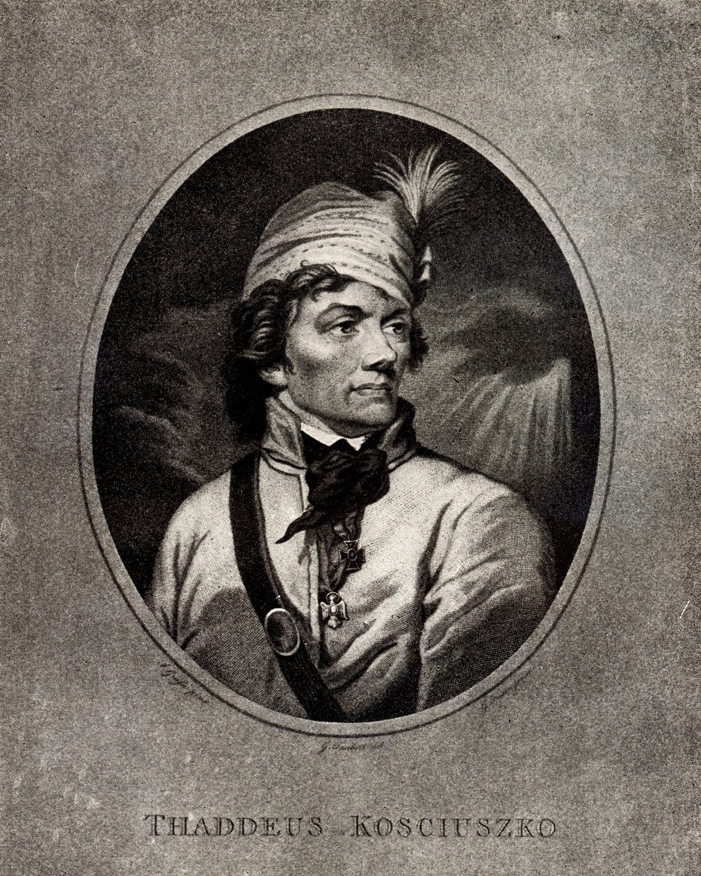 Tadeusz Kosciuszko 1746-1817、19世紀初頭の肖像。 作： 不明