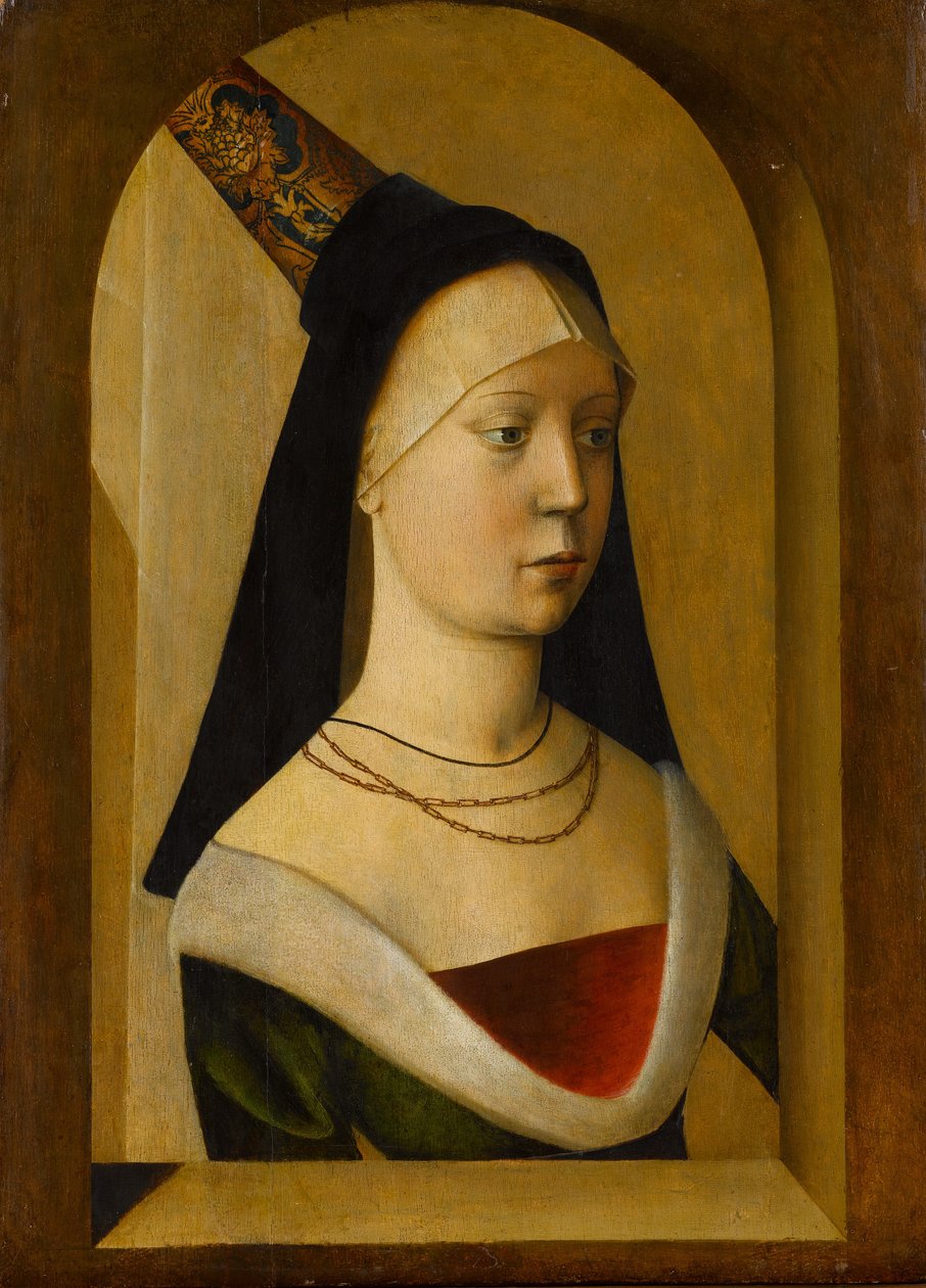 女性の肖像、ca。 1470-80。 作： 不明