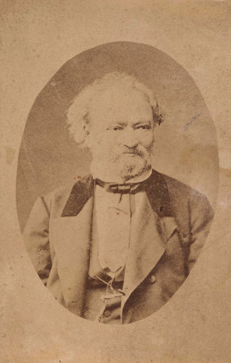 ピアニストで作曲家のフェレンツ・エルケルの肖像、1810～1893年頃。 1875年。 作： 不明