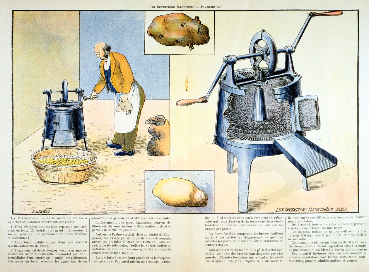 ジャガイモの皮むき器、1899年 作： 不明