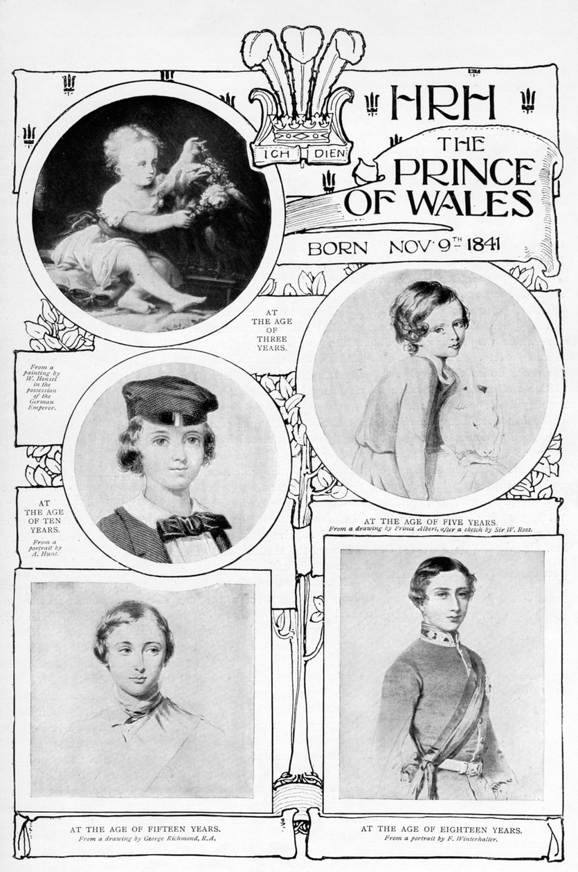 アルバートエドワード王子、c1859 作： 不明