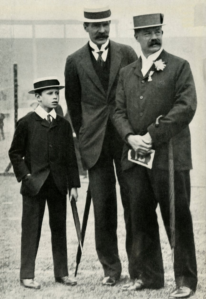 1908年、1947年、アルバート王子と家庭教師、デスボロー卿。 作： 不明