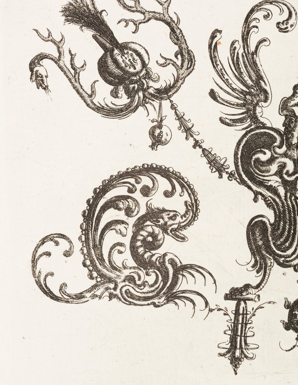 印刷、プレート48、NeüwGrotteßkenBuch（New Grotesque Book）、1610年 作： 不明