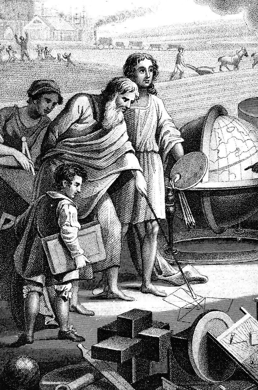 ピタゴラス、古代ギリシャの数学者および哲学者、紀元前6世紀1833 作： 不明