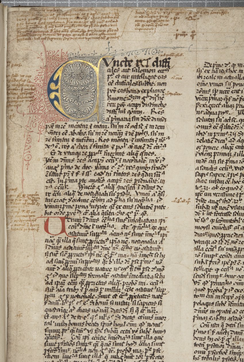 ニコラス・オブ・ライラの「四つの書物における質問」（Quaestiones in quattuor libros Sententiarum et Quodlibeta 作： 不明