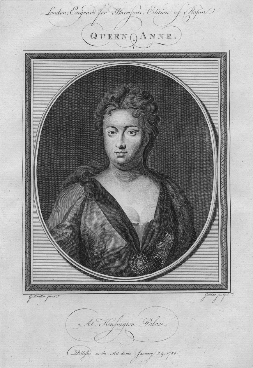 アン女王、1785年 作： 不明