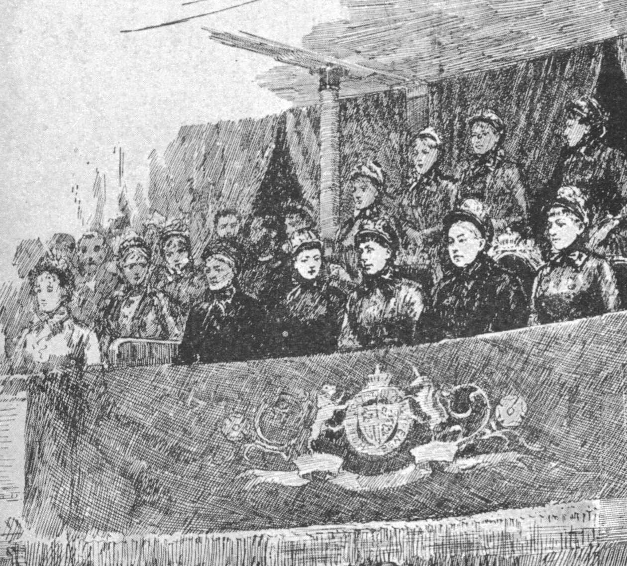 ビクトリア女王のパフォーマンスで... Mors et Vita at the Albert Hall、1886、1901。 作： 不明