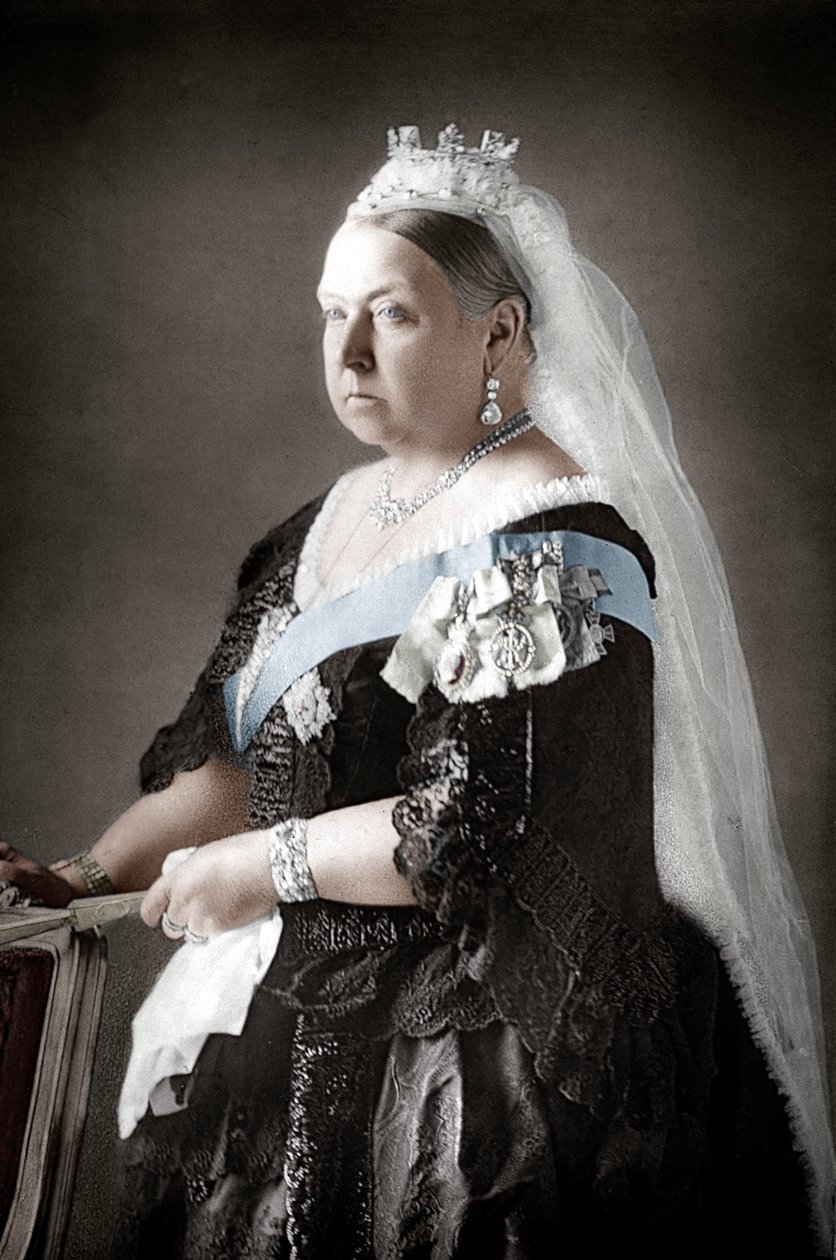 イギリスのビクトリア女王、c1890 作： 不明
