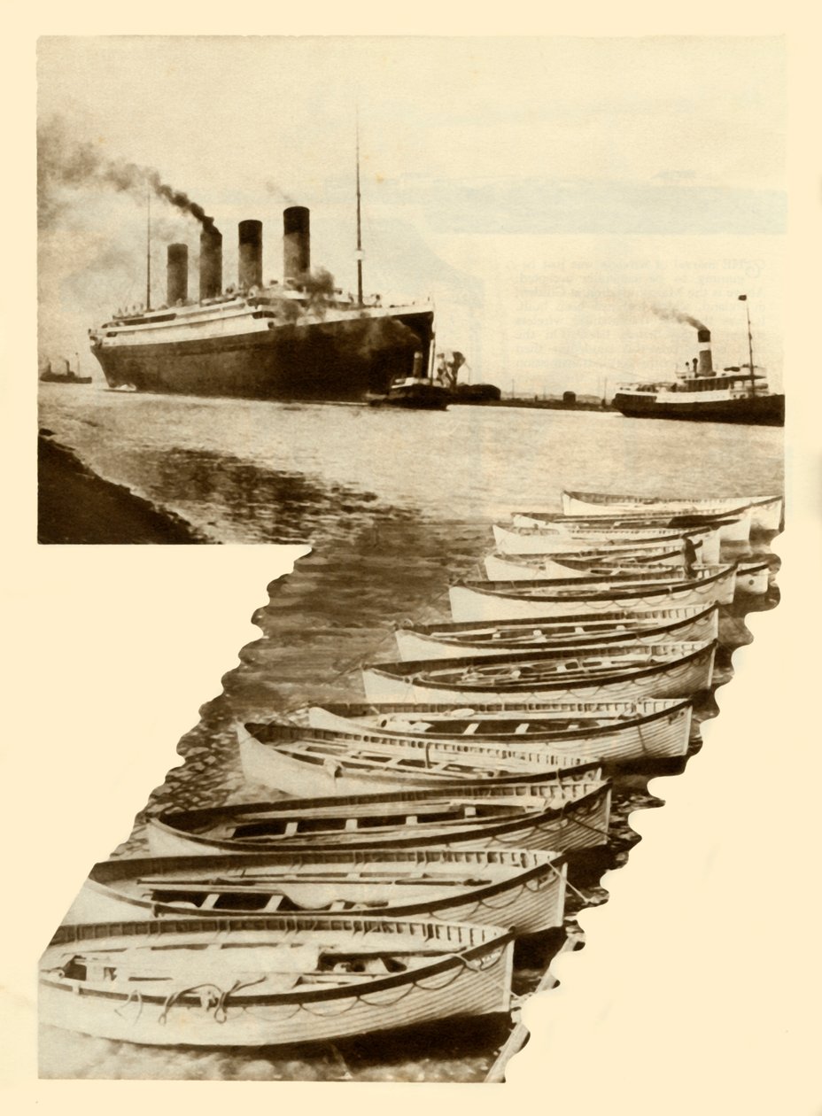 Titanic 初航海 ポスター　証明書付き額入り タイタニック 客船のポスター 【Maritime Gallery Ocean-Note】