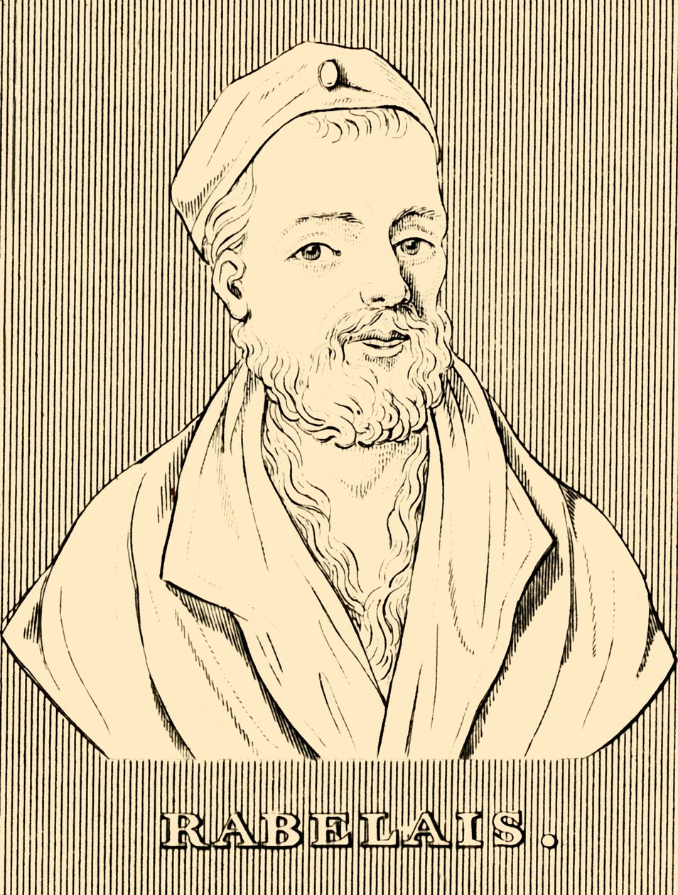 Rabelais、c1483-1553、1830。 作： 不明
