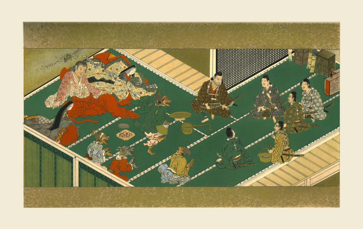 悪魔の強盗、17世紀、1886年の前のライコとその仲間。 作： 不明