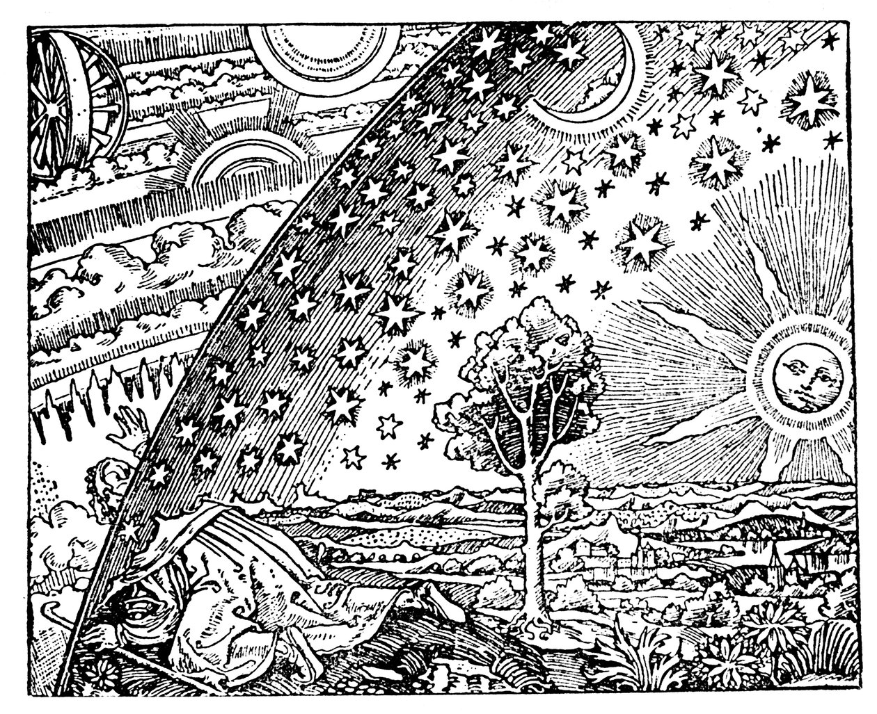 19世紀の中世宇宙の概念の再構築 作： 不明