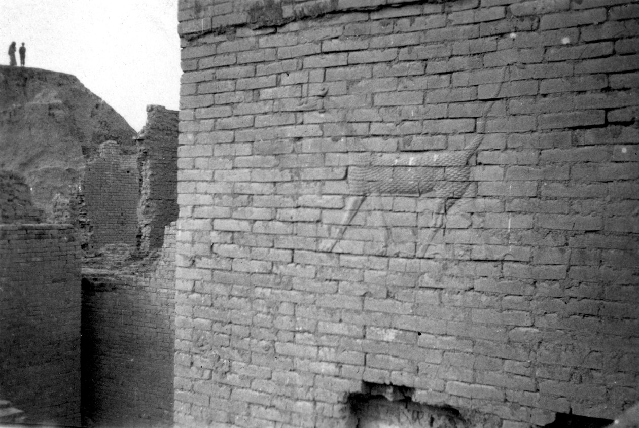 イシュタル門の救済、バビロン、1917年〜1919年 作： 不明