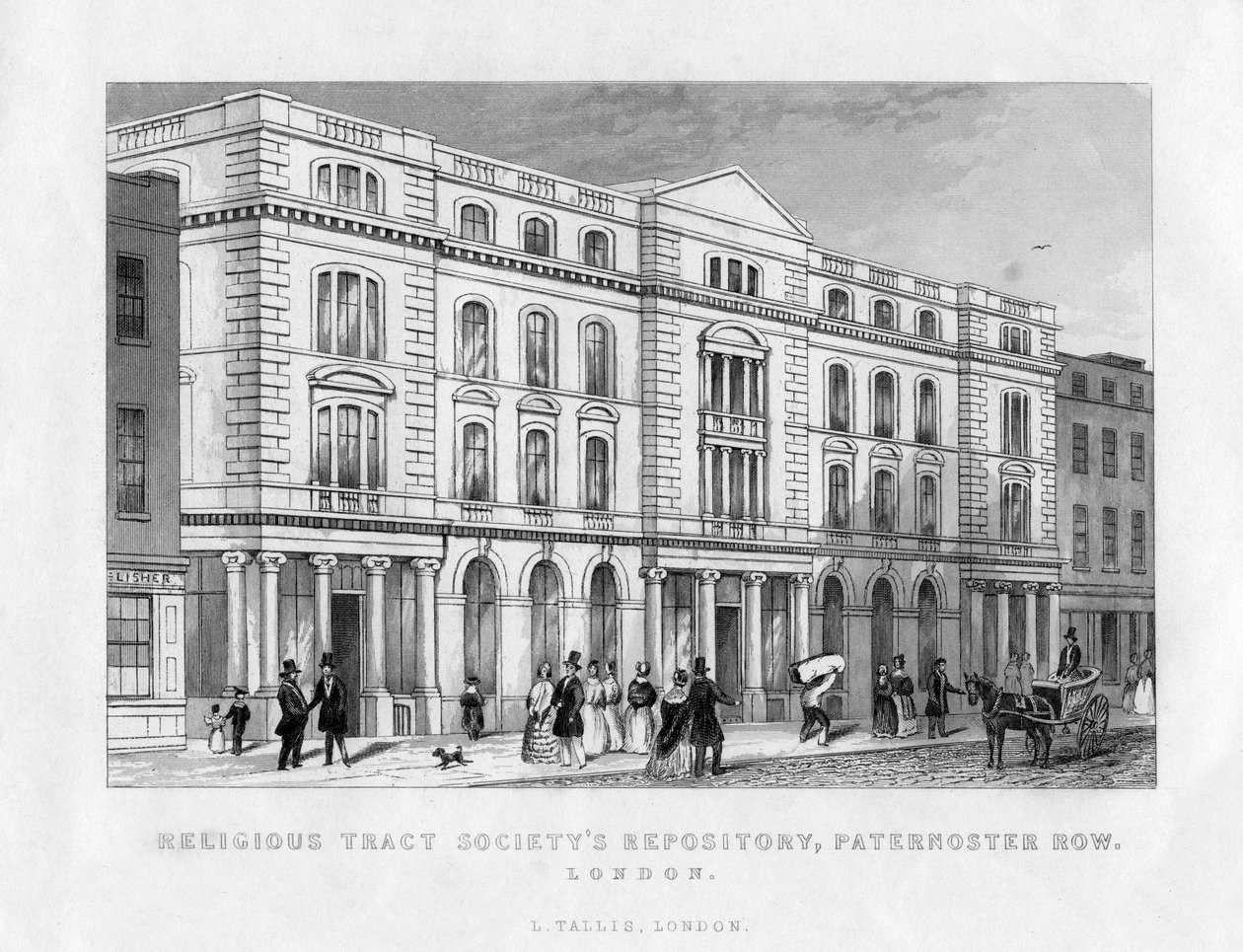 Religious Tract Societys Repository、Paternoster Row、ロンドン、19世紀 作： 不明