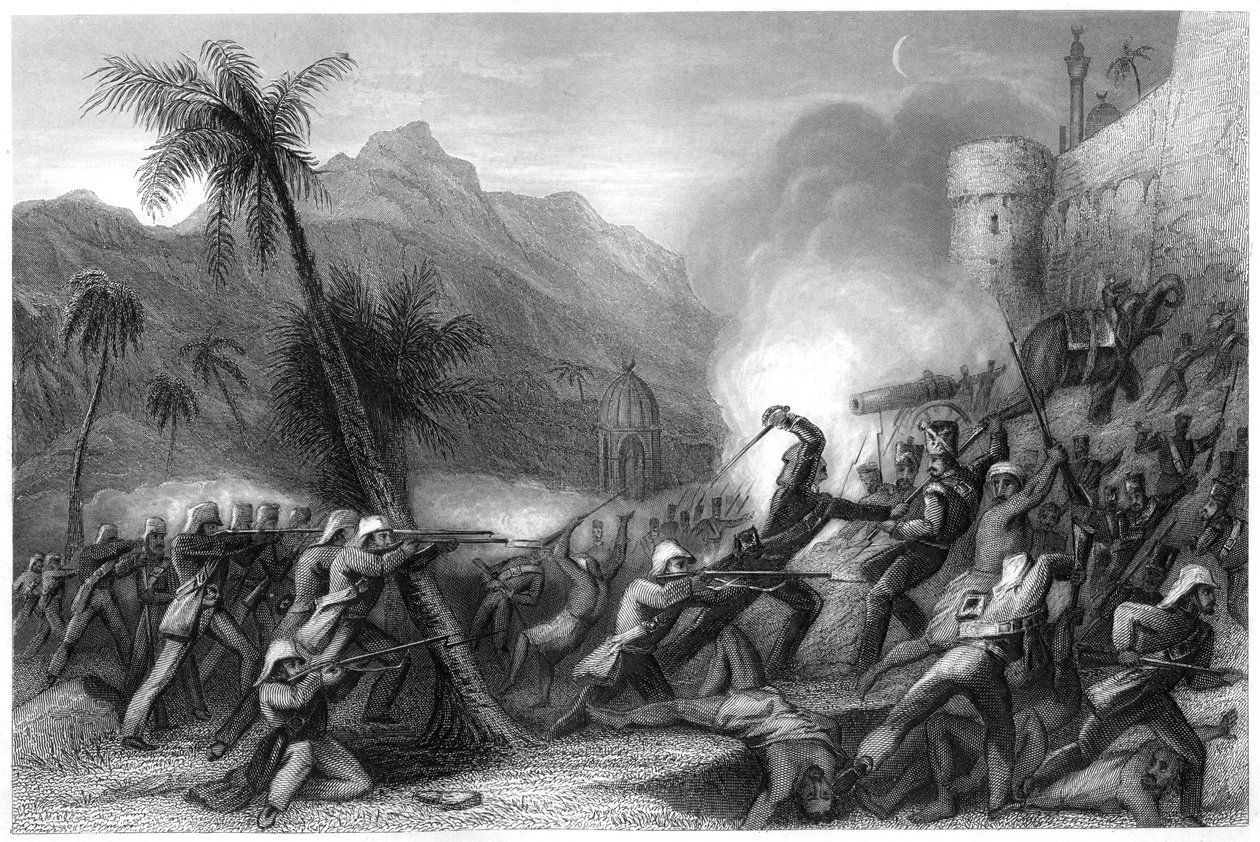 デリーの前に出撃を撃退、1857、c1860 作： 不明