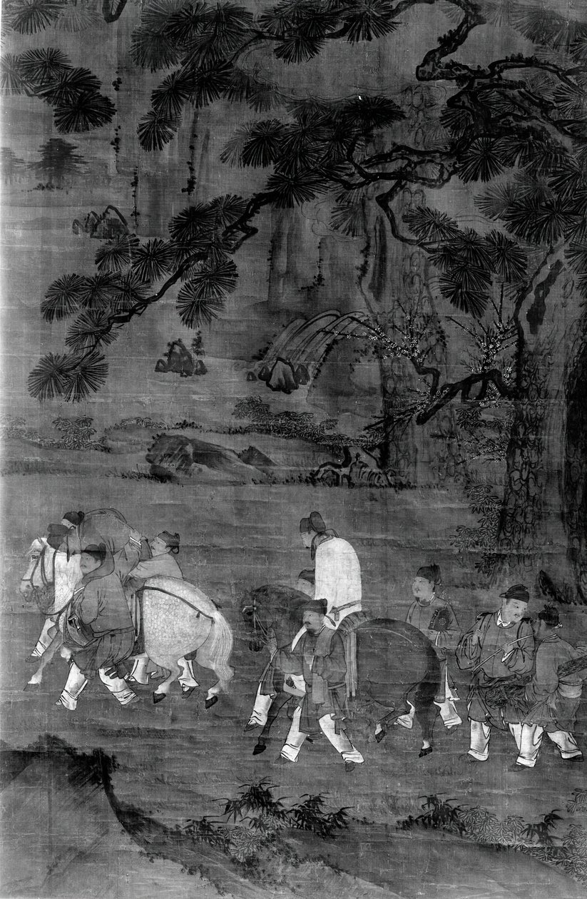 宴会からの帰り。 作： 不明