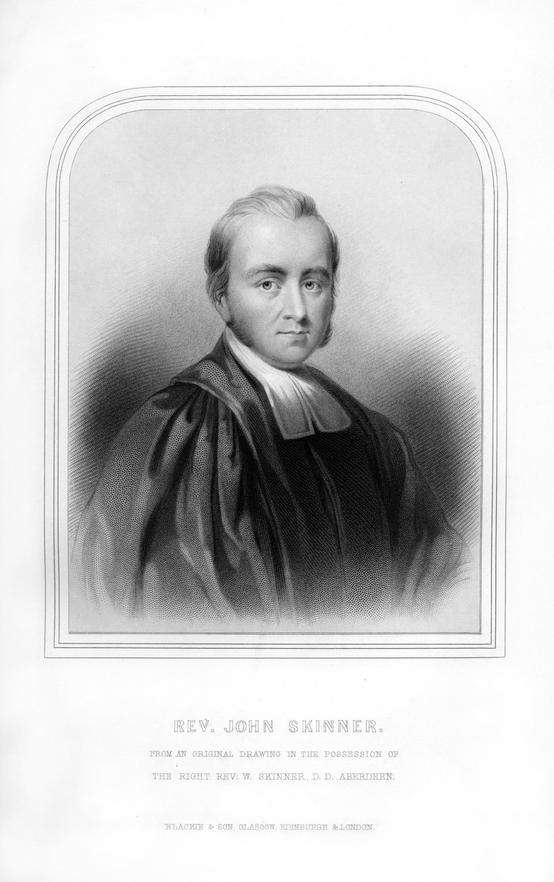 スコットランドの歴史家でソングライターのジョンスキナー牧師、1870年 作： 不明