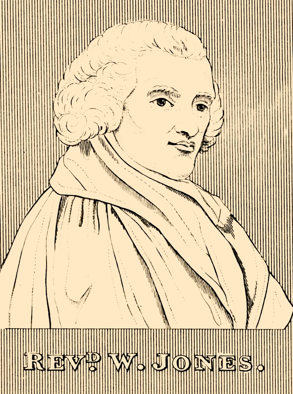 W.ジョーンズ牧師、1726-1800、1830年。 作： 不明