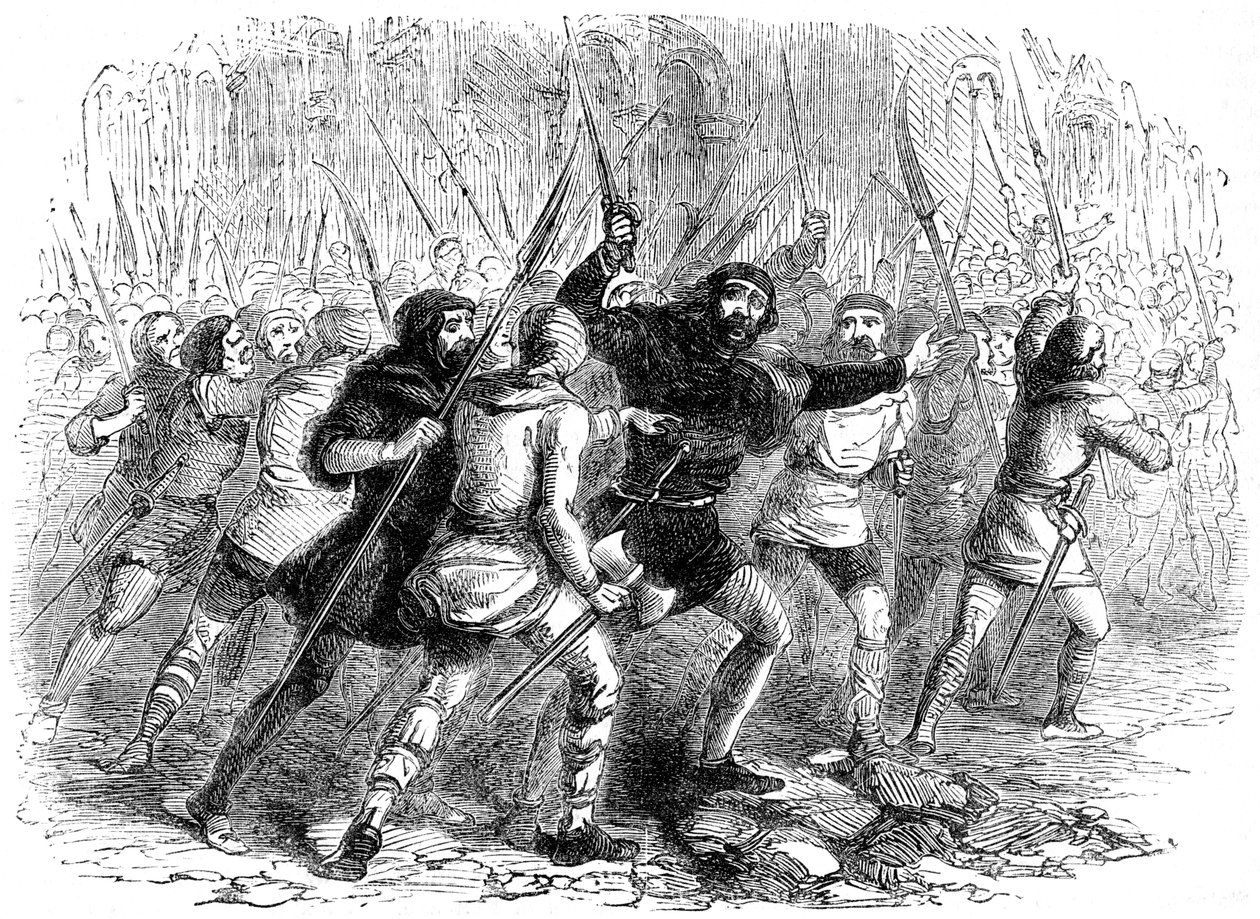 1141年のマチルダに対するロンドン市民の反乱 作： 不明