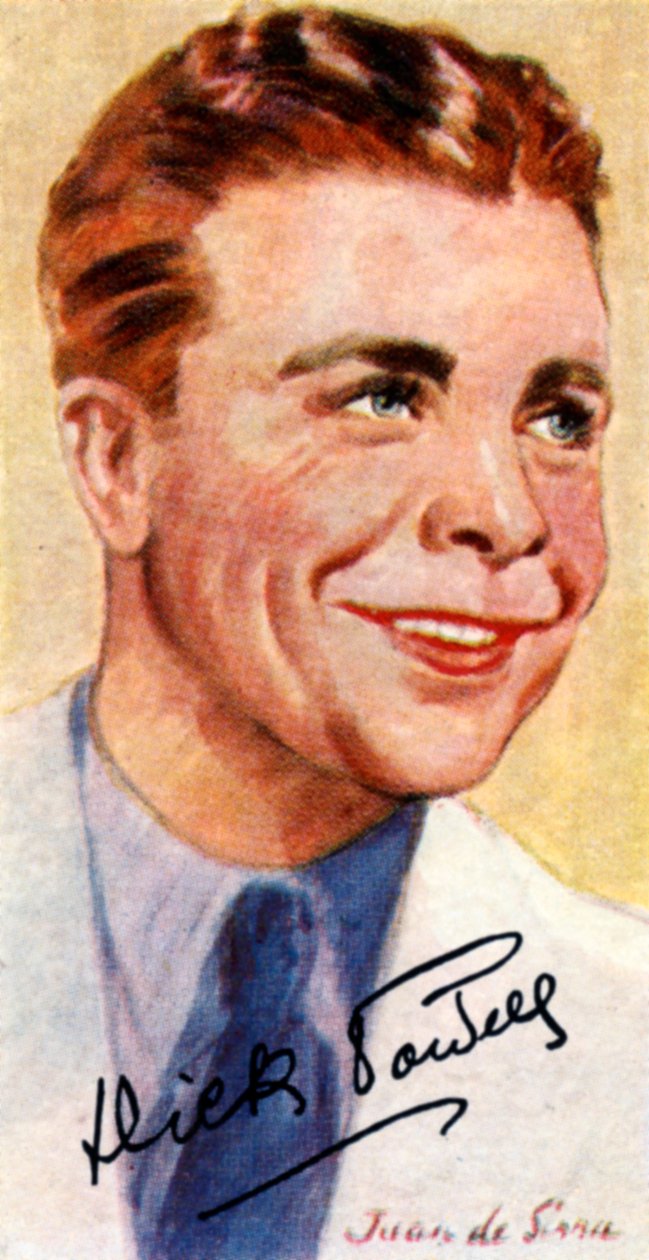 リチャードユーイングディックパウエル、1904〜1963年、アメリカの歌手、俳優、プロデューサー、監督、20世紀 作： 不明