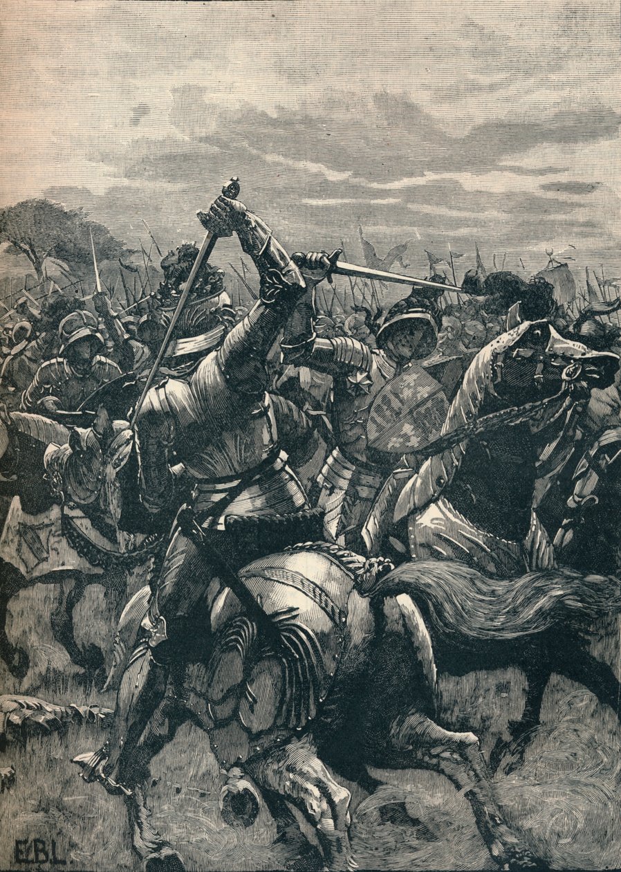 ボスワースの戦いでのリチャード3世、1485年1905年 作： 不明