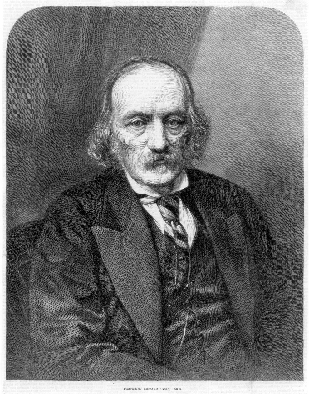 リチャードオーウェン、英語の解剖学者および古生物学者、1872年 作： 不明