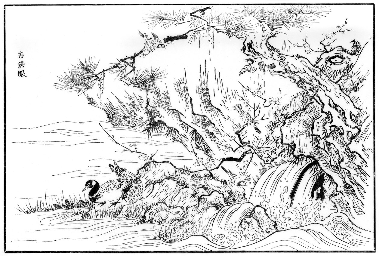 川の情景、16世紀1886 作： 不明