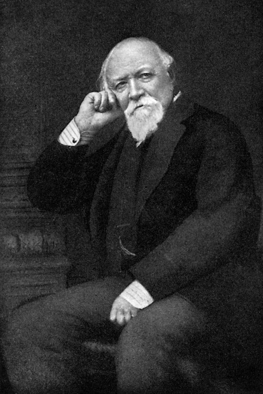 ロバートブラウニング、イギリスの詩人、劇作家、1912年 作： 不明