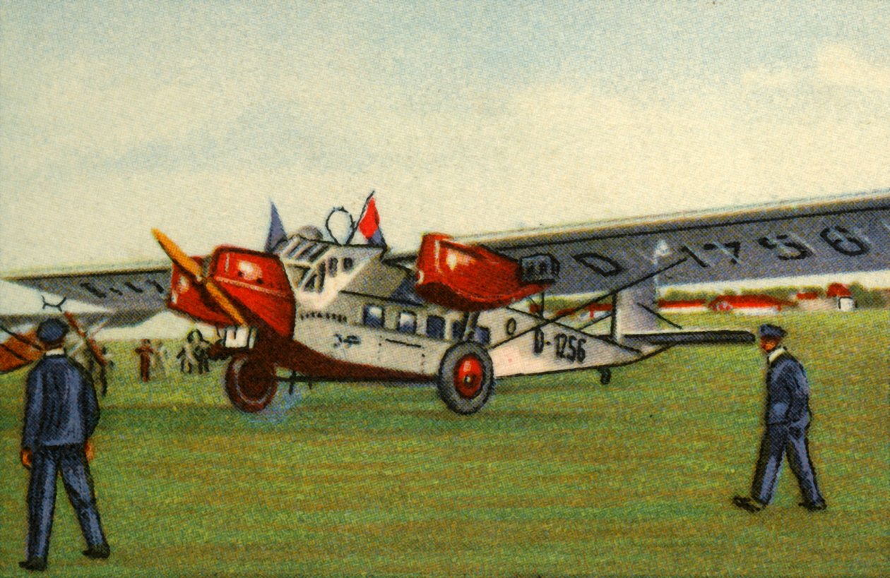 ローアバッハローランドの飛行機、1920年代、1932年。 作： 不明