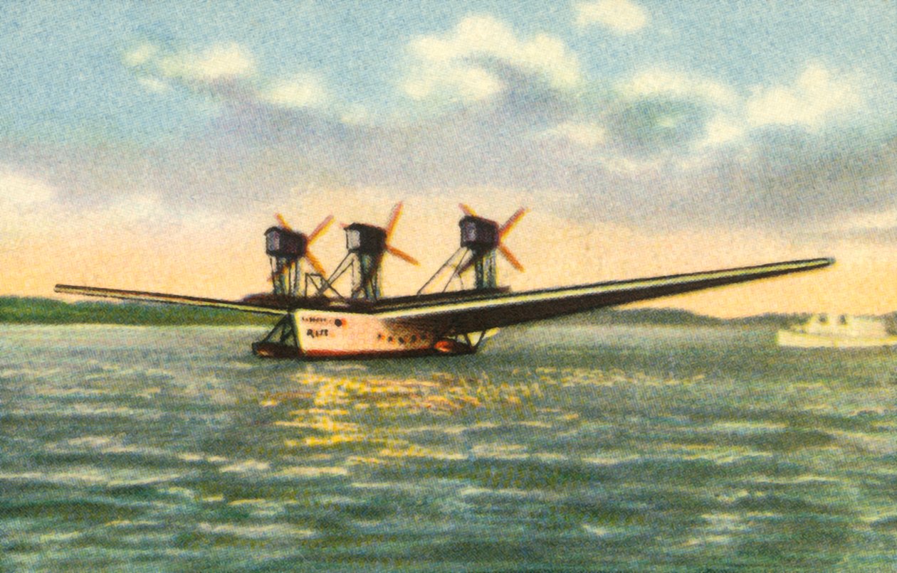 Rohrbach Romar飛行船、1920年代、1932年。 作： 不明