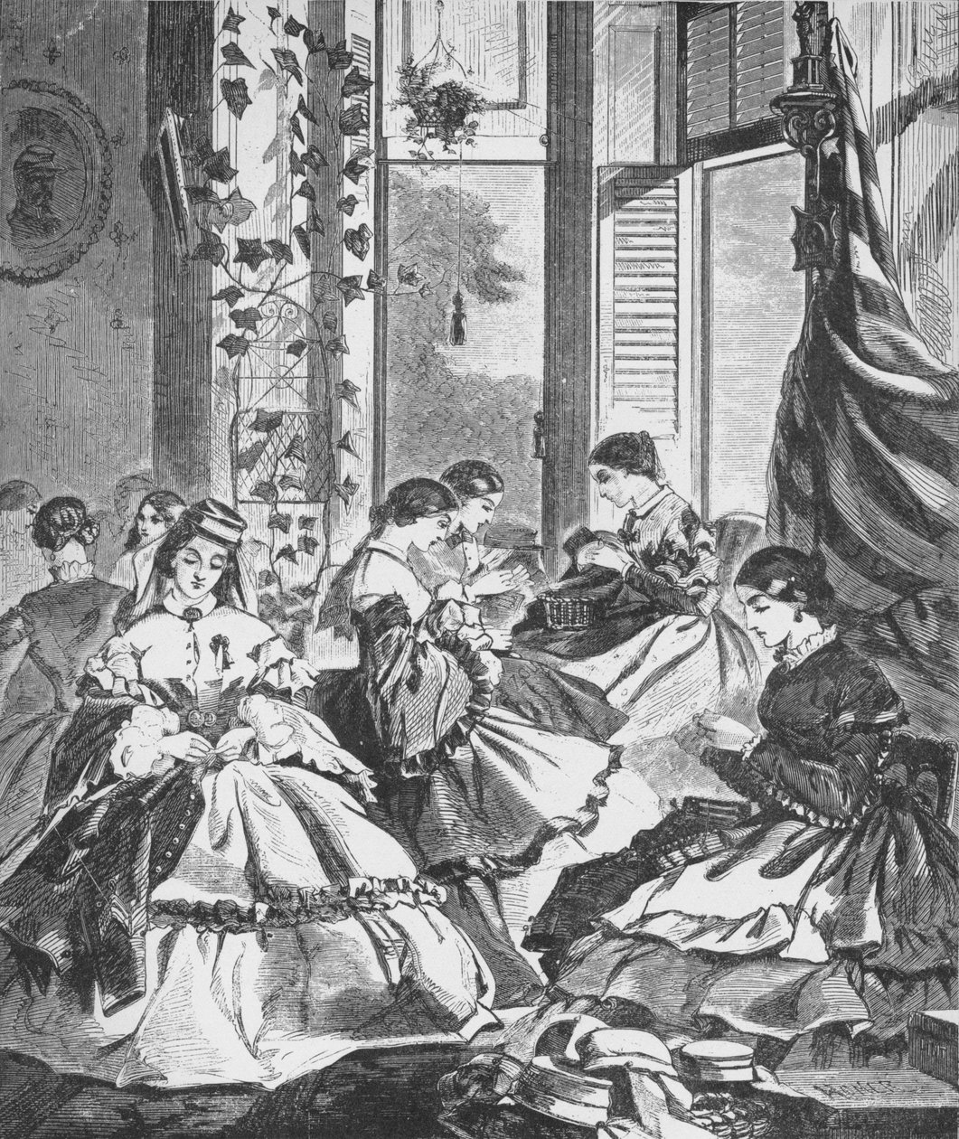 戦争における女性の役割、1861、1938 作： 不明