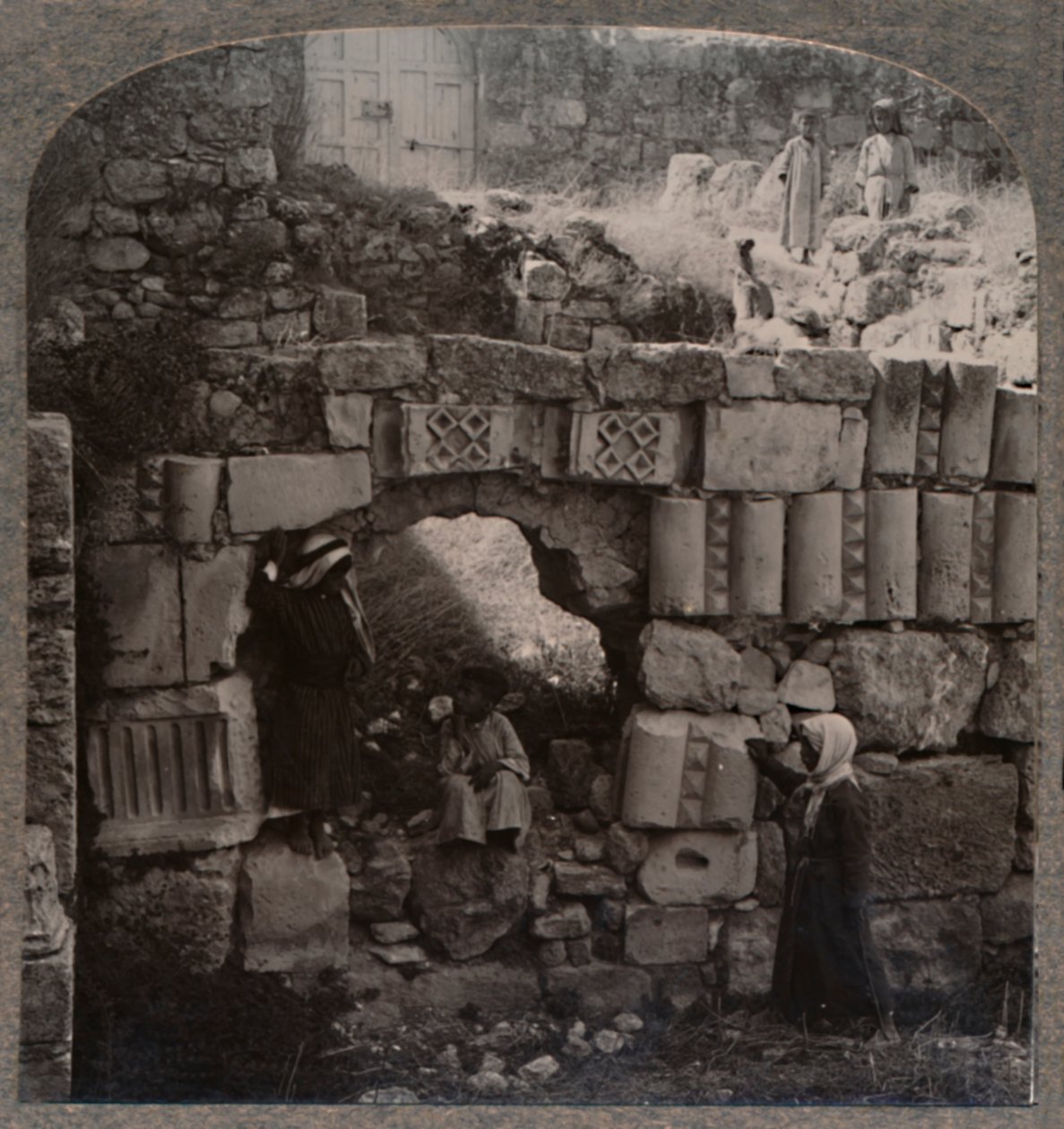 ラザロの家の遺跡、c1900 作： 不明