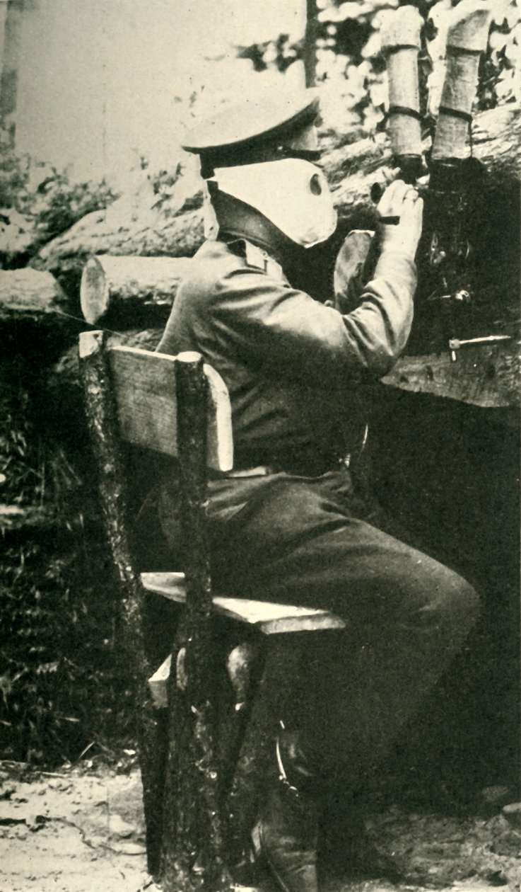 ペリスコープライフルを使用したロシアの兵士、第一次世界大戦、1914-1918、c1920。 作： 不明