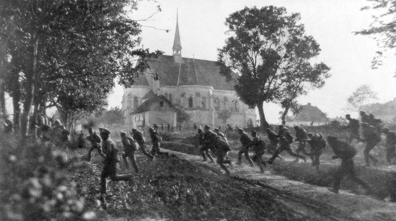 1917年7月1日、混乱したロシア軍、テルノーピリ、ウクライナ、第一次世界大戦 作： 不明