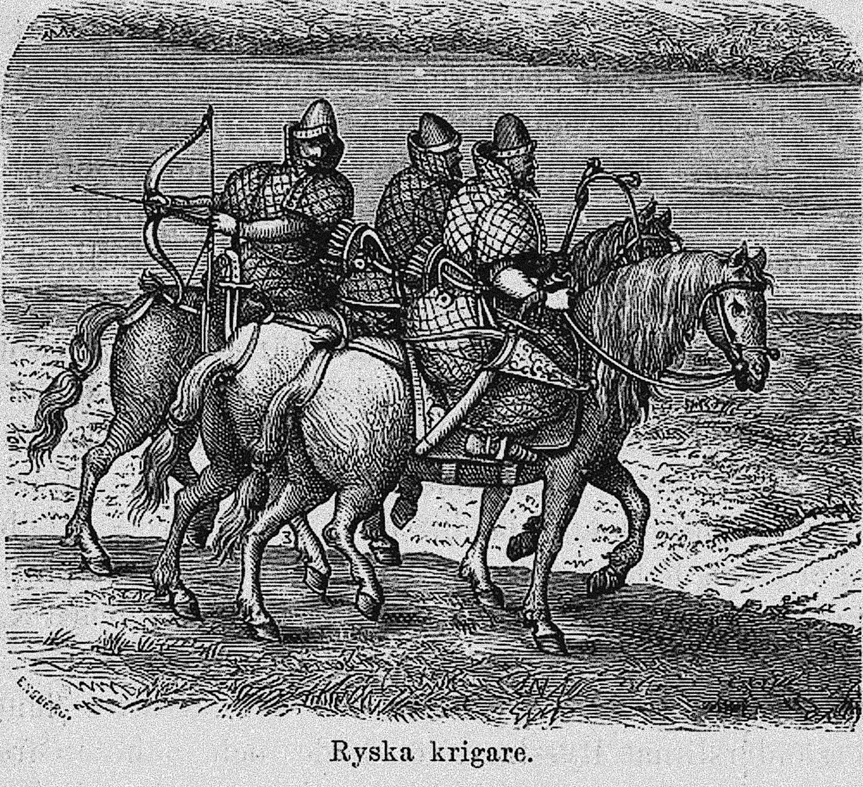ロシアの戦士、c。 1620 作： 不明