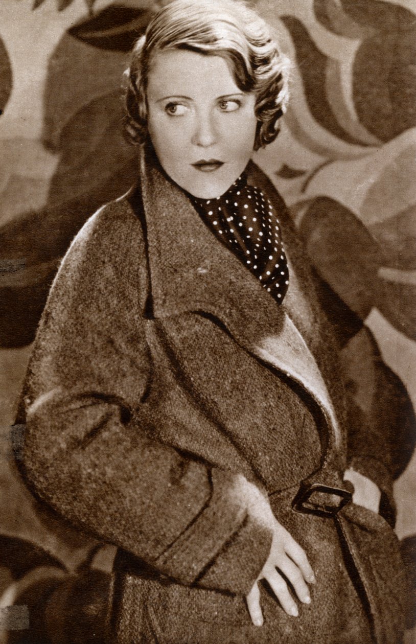 ルース・チャタートン、アメリカの女優、1933 作： 不明