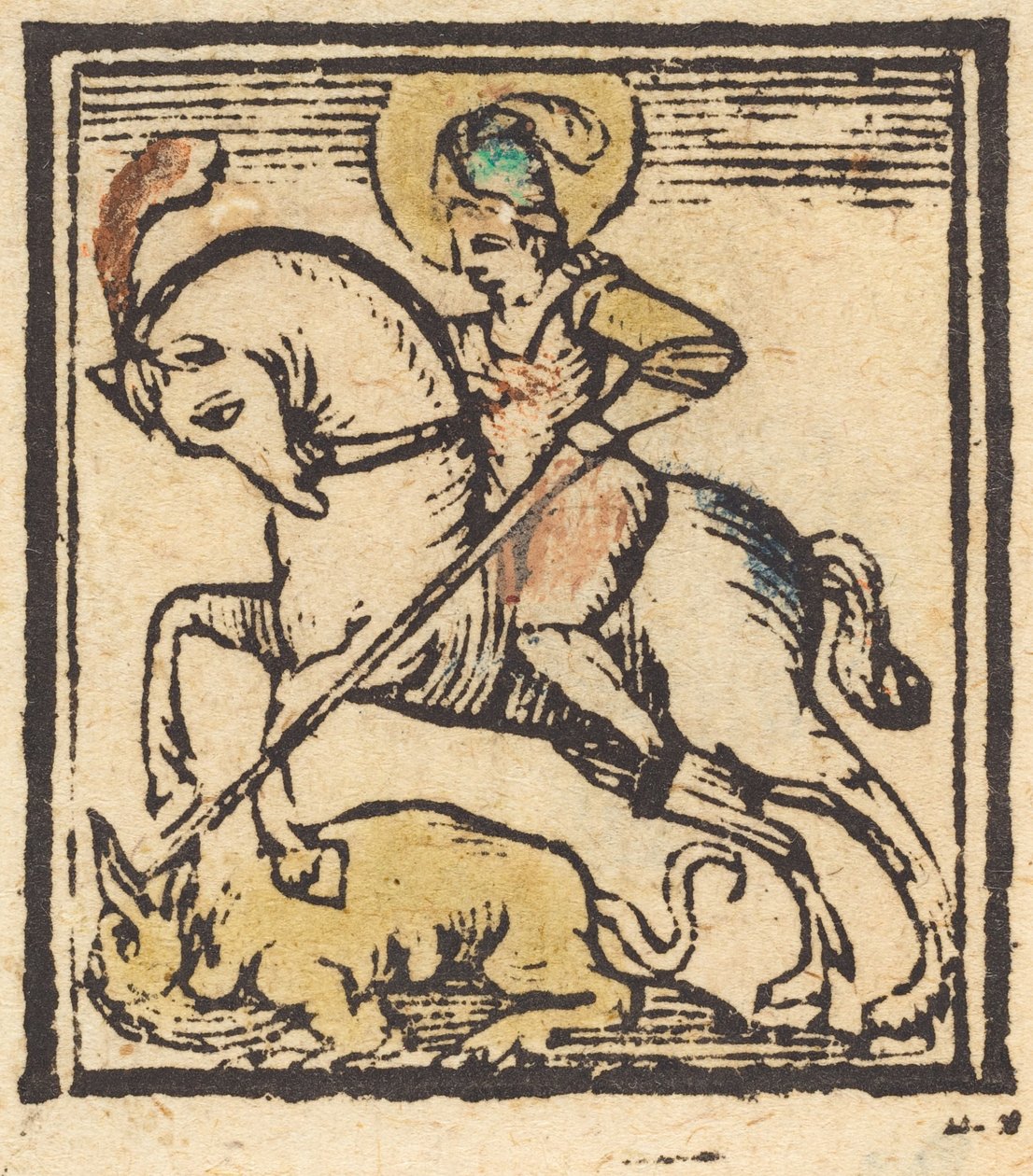 セントジョージ、c。 1475年。 作： 不明