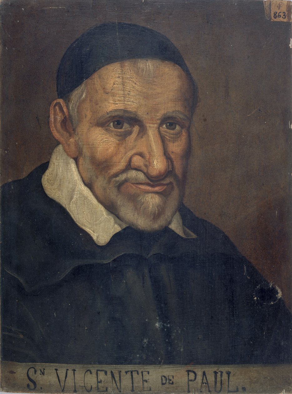 Saint Vincent de Paul 1581-1660, c. 1660. 作： 不明