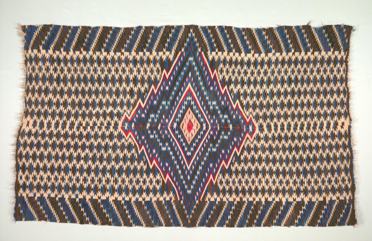 サルティヨスタイルブランケットサラペ、c。 1860-1875。 作： 不明
