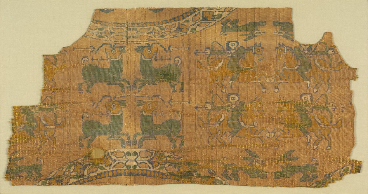ハンターがいるサミットの断片、800年代。 作： 不明