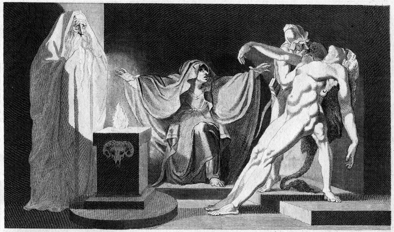 サウルとエンドアの魔女、1792年 作： 不明
