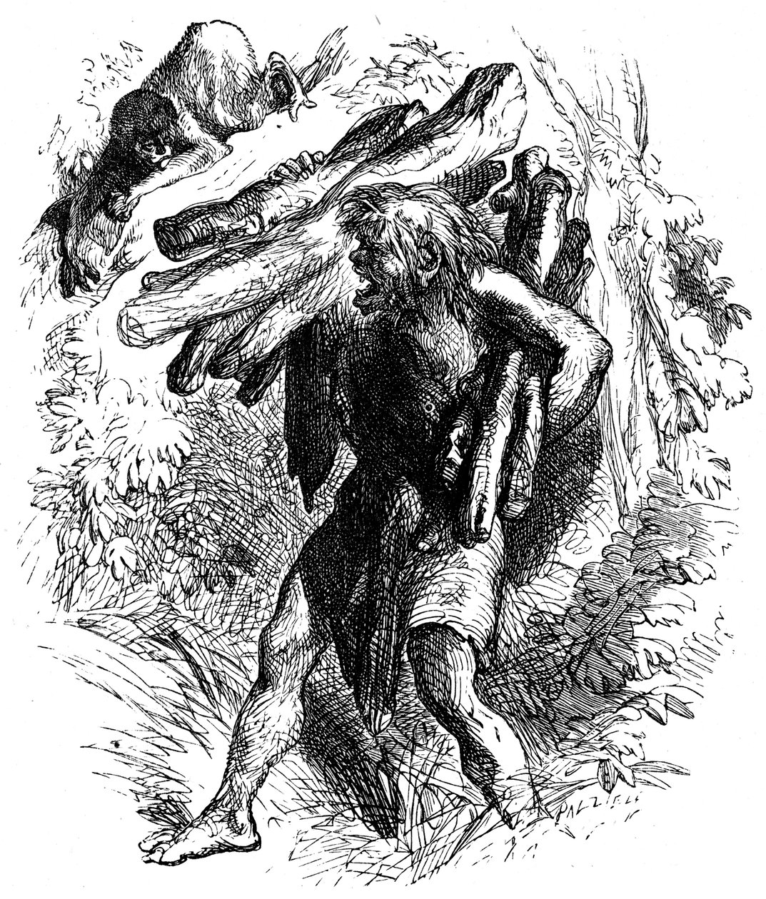 ウィリアム・シェイクスピア作「The Tempest」のシーン、1856-1858 作： 不明