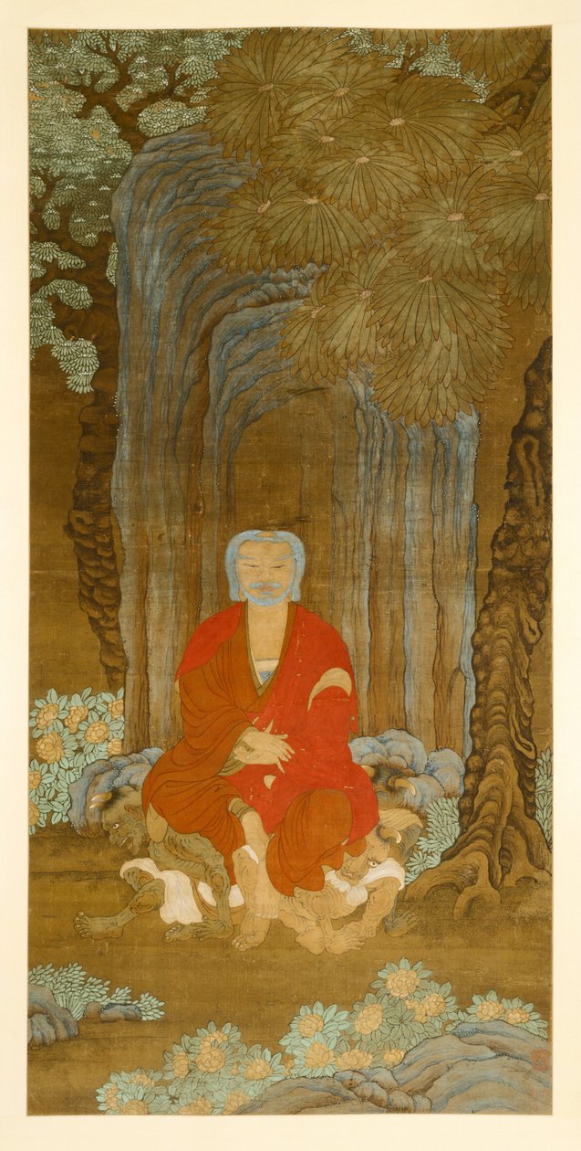 菩提樹の下の釈迦牟尼、1600-50 作： 不明