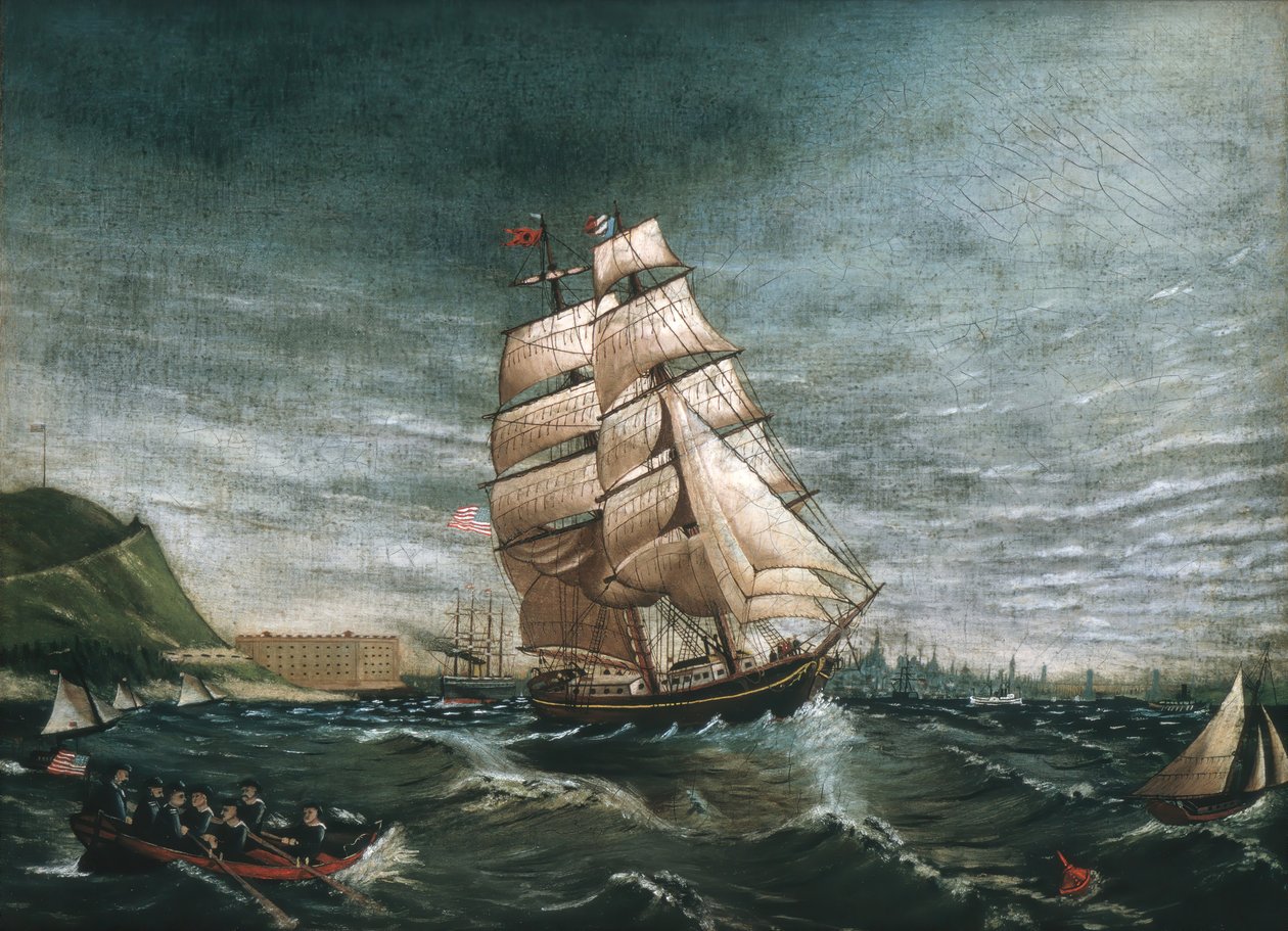 ニューヨーク港に出荷1890 作： 不明