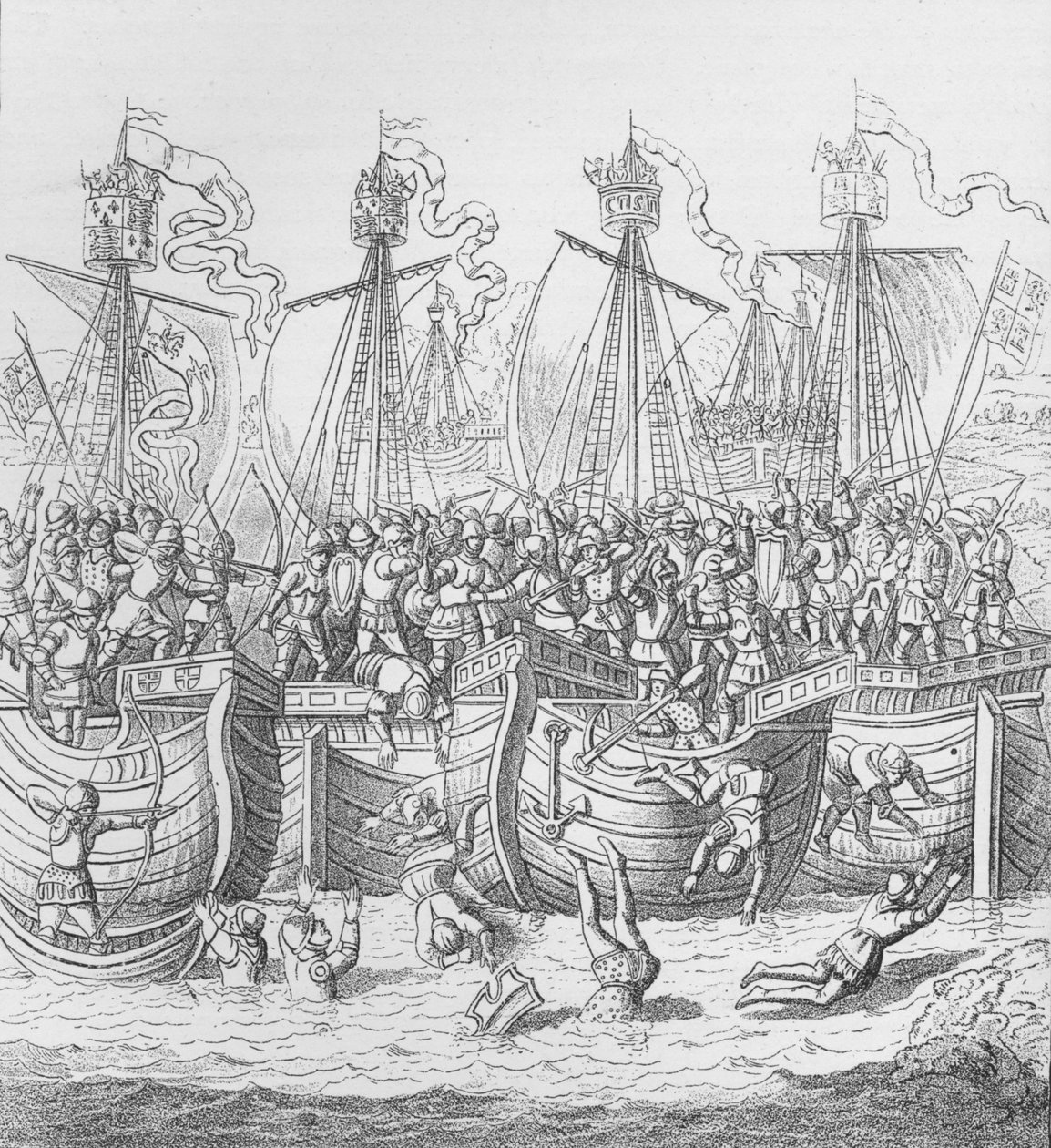 1372年にフランスのラロシェルに出荷、c1804 1906 作： 不明